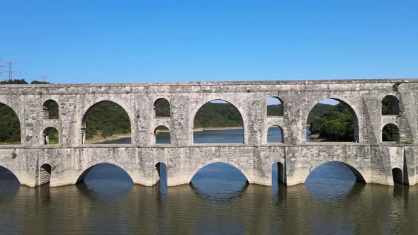 ancient ottoman aqueduct