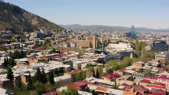 Aerial View of Tbilisi