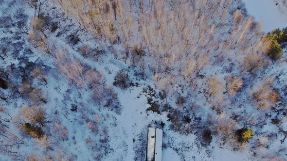 Wonderful Views of Winter Landscape in Mountains the Covered with Snow