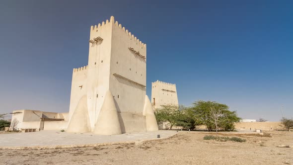 Barzan Towers Timelapse Hyperlapse Watchtowers Near Doha  Qatar