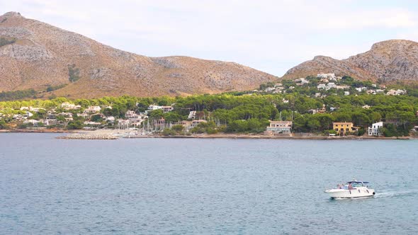 Seascape view in Majorca, Spain