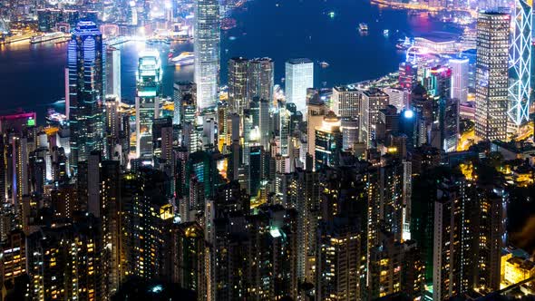 Hong Kong  at night