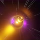 3d Abstract Worm Hole Tunnel of Blueorange Color - VideoHive Item for Sale