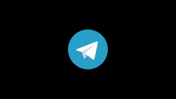 Social media paper plane icon on a blue background. Paper plane icon.
