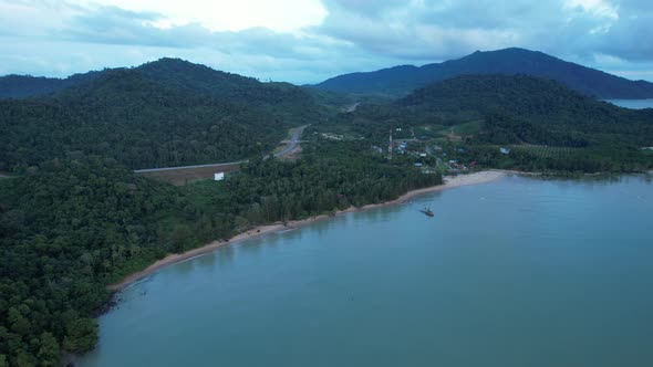 The Beaches at the most southern part of Borneo Island