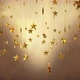 Gold Christmas Stars Background - VideoHive Item for Sale