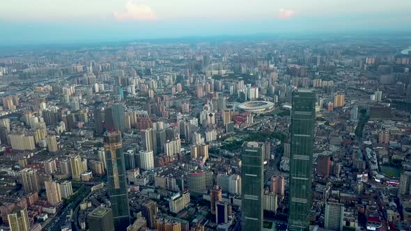 Overlooking The City Of Changsha  The City Is Stunning K