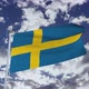 Sweden Flag With Sky - VideoHive Item for Sale