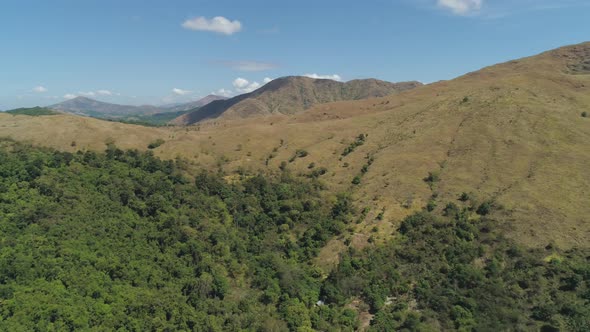 Mountain Landscape with Valley Island of Luzon Philippines