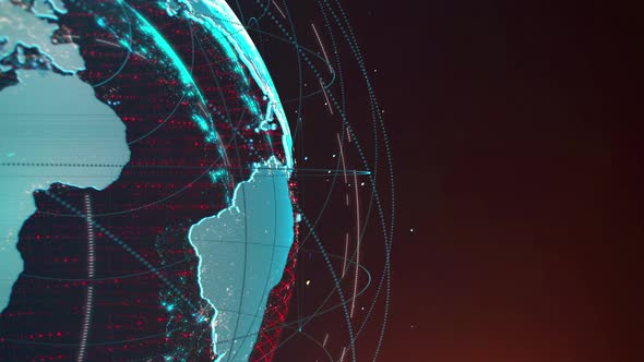 Spinning Holographic Planet alt