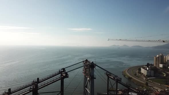 Amazing drone footage of the Hercilio Luz bridge at Florianópolis, Brazil. It is just gorgeous!