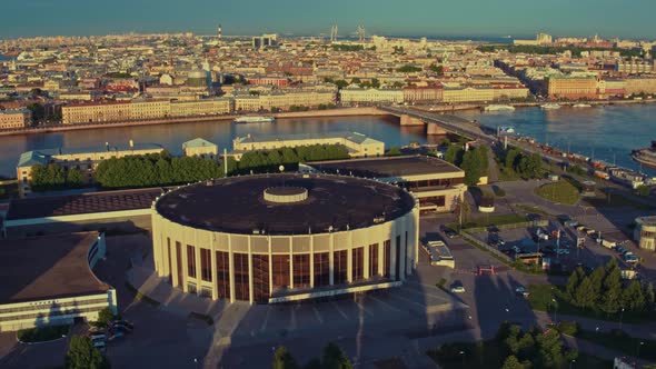  Aerial View of St Petersburg 