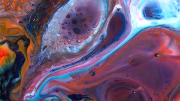 Psychedelic Cosmos Paint Texture 
