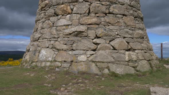 Old Stones Structure Of Flue Chimney Ruin - Ballycorus Leadmines In Carrickgollogan Hill Near Kilter