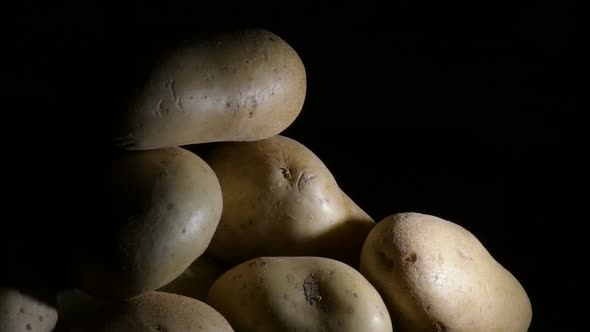 Vegetables Potatoes in a Mountain