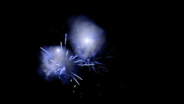 Blue fireworks alt