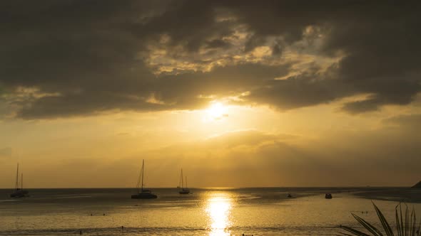 Sunset By the Sea Time Lapse