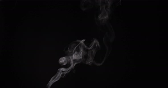 Atmospheric smoke from factory pipe. Fog effect. VFX Element. Haze background. Abstract particle