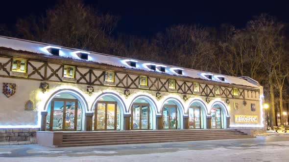 Gorky Central Park of Culture and Leisure in Kharkov Timelapse Hyperlapse Ukraine