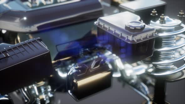 Detailed Car Engine and Other Parts alt