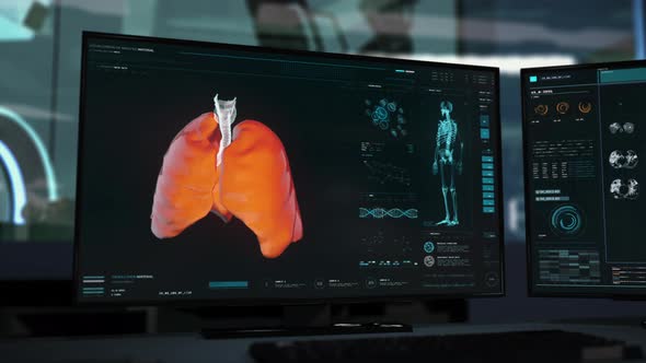 Respiratory System Examination In Future X-Ray Screening Equipment Interface alt