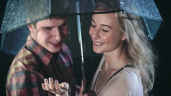 Romantic Date in Rain  alt