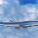 Large Passenger Airplane Flying in the Clouds - VideoHive Item for Sale