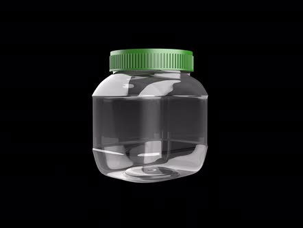 Pet rotatable bottle