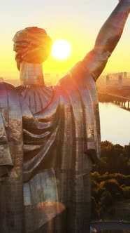 Motherland Monument in Kyiv Ukraine