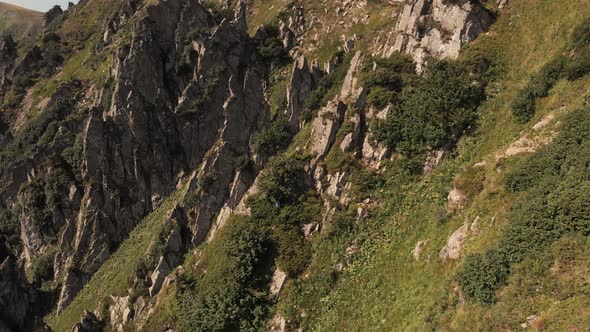 Surface of Rocky Mountains