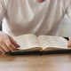 Sunday readings bible, a christian man reading the bible. - VideoHive Item for Sale
