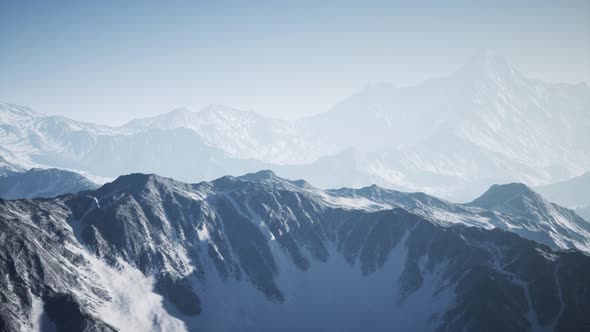 Alps Mountains From the Air alt