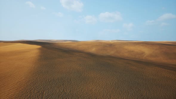 Aerial of Red Sand Dunes in the Namib Desert