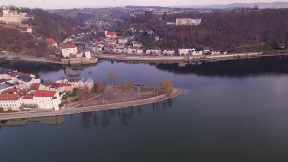 Passau A City in Germany Which Sits on Three Rivers