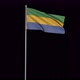 Gabon flag - VideoHive Item for Sale