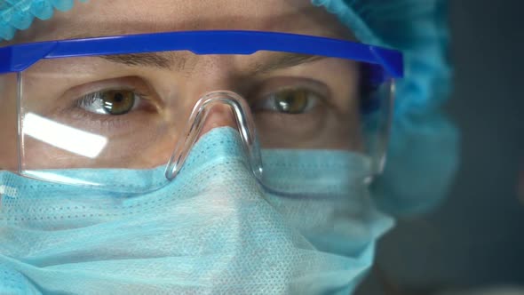 Laboratory Worker Holding Vitamin Liquid Sample, Pharmaceutical Industry, Drugs