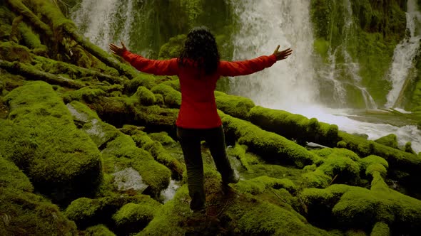 Beautiful Waterfall In Oregon