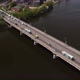 Bridge Over the River in the City Top View - VideoHive Item for Sale