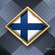 Finland Flag Rotating Badge 4K Looping with Transparent Background - VideoHive Item for Sale