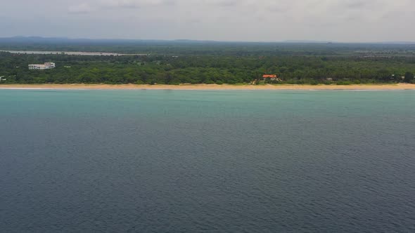 Coast of the Island of Sri Lanka