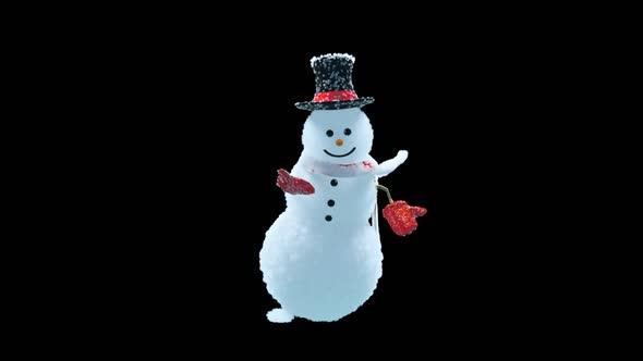 Snowman Dancing HD