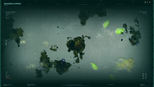 Research Of Infusoria Slippers Biology In Futuristic Microscopic Laboratory alt