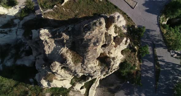 Cappadocia Hills And Towers Aerial View 8