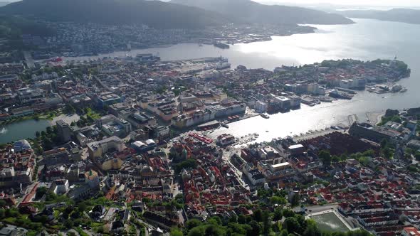 Bergen Is a City and Municipality in Hordaland on the West Coast of Norway