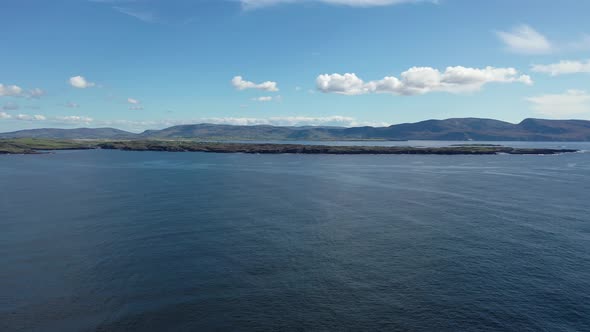 Aerial View of the Coastline at Dawros in County Donegal - Ireland