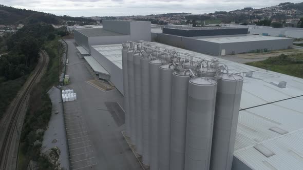 Huge Industrial Reservoir Towers