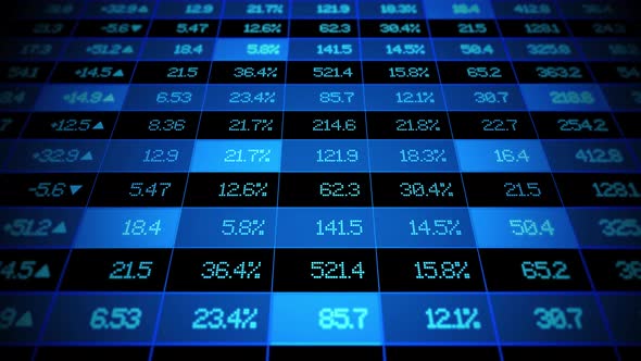 Stock Market Ticker Board