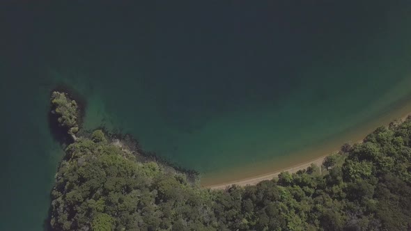 New Zealand remote beach