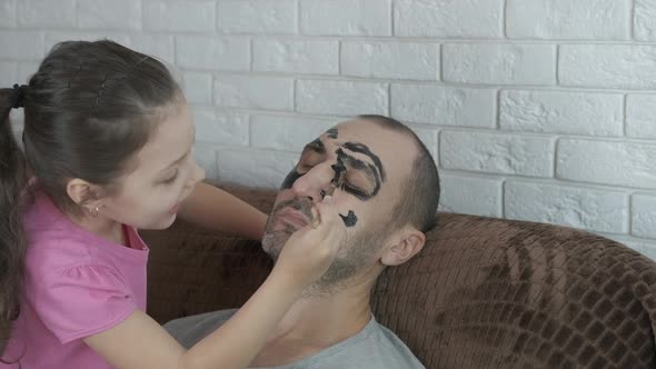 Makeup for dad. 