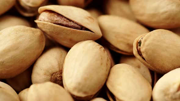 Roasted Pistachio Nuts As Food Background